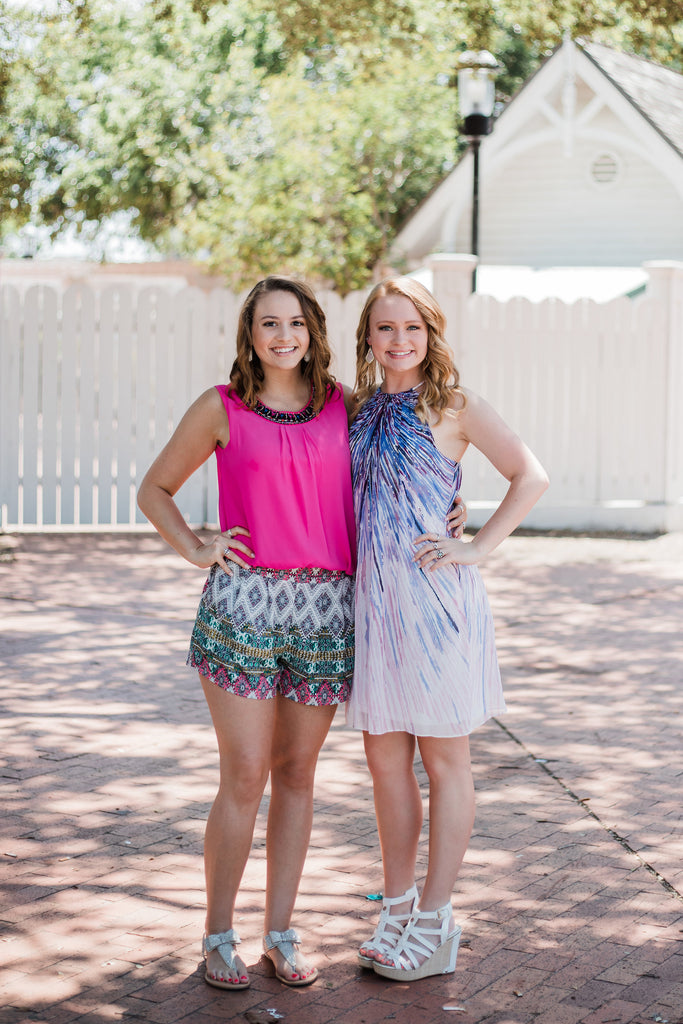 Longsleeve Piko Dress in Berry